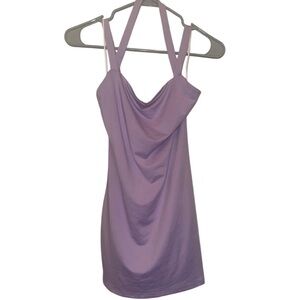 Lavender 3 strap mini Dress by Revolve